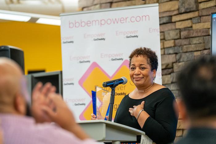 Empower Entrepreneur participating in GoDaddy’s Made in America Empower workshops.