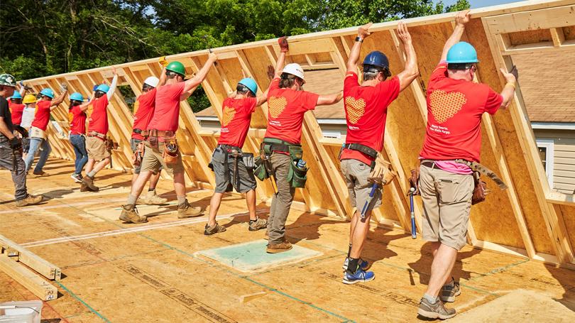 Wells Fargo teams up with Habitat for Humanity to build 350 affordable homes across the U.S. 