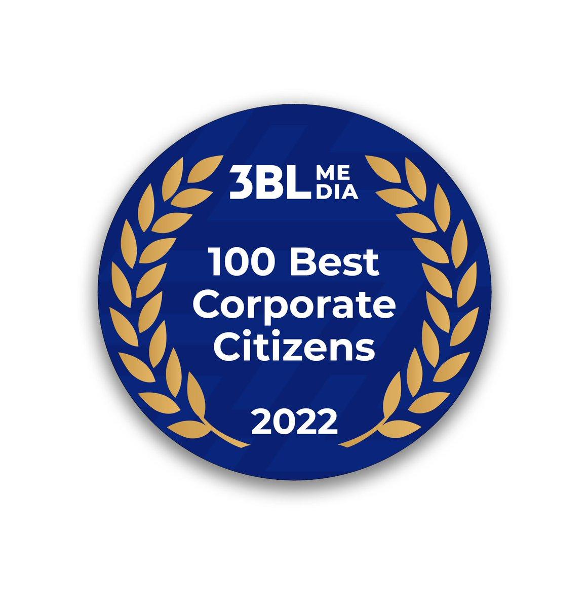 3BL Media 100 Best Corporate Citizens Award 2022 Illumina