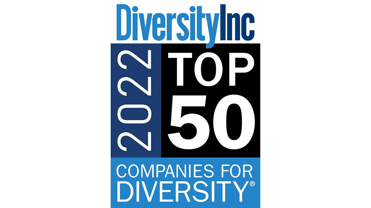 DiversityInc Top 50 companies for Diversity 2022 award