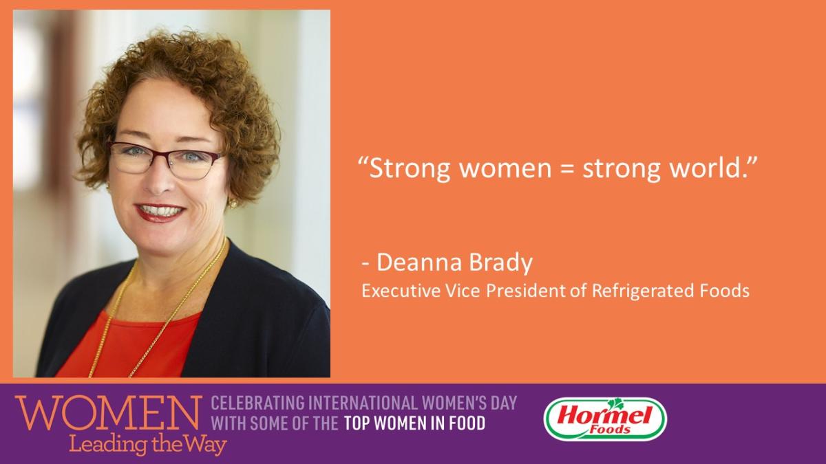 Deanna Brady, Executive Vice President of Refrigerated Foods