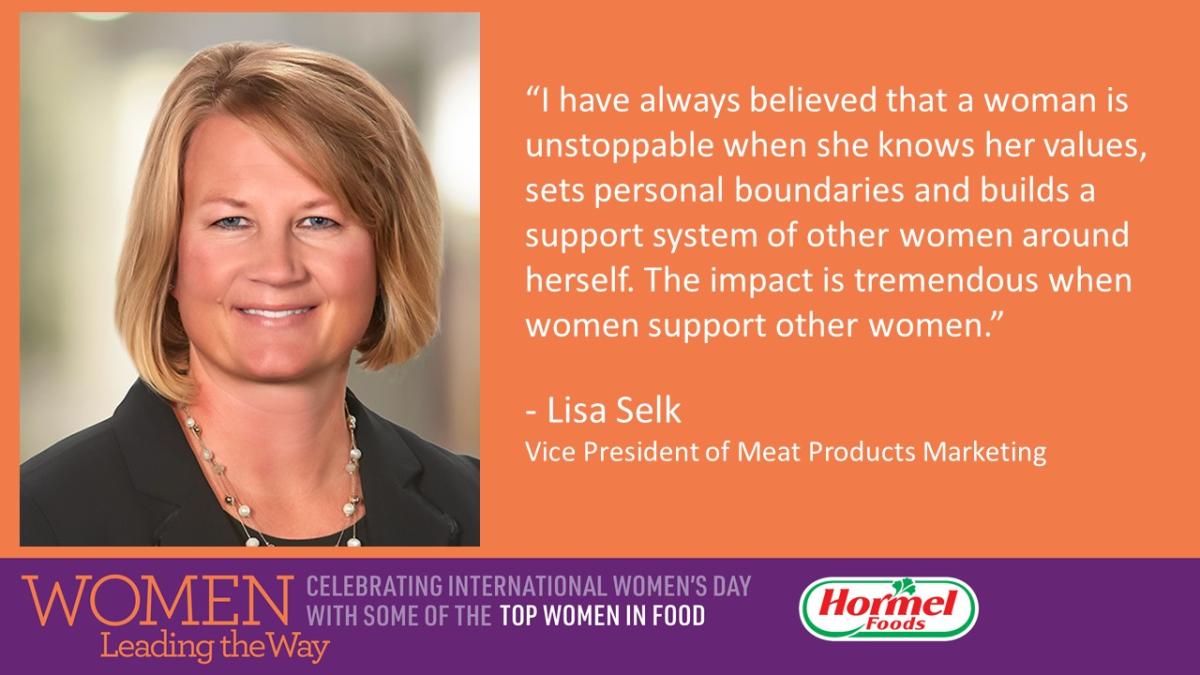 Lisa Selk, Vice President of Meat Products Marketing
