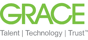 Grace Logo: Talent, Technology, Trust