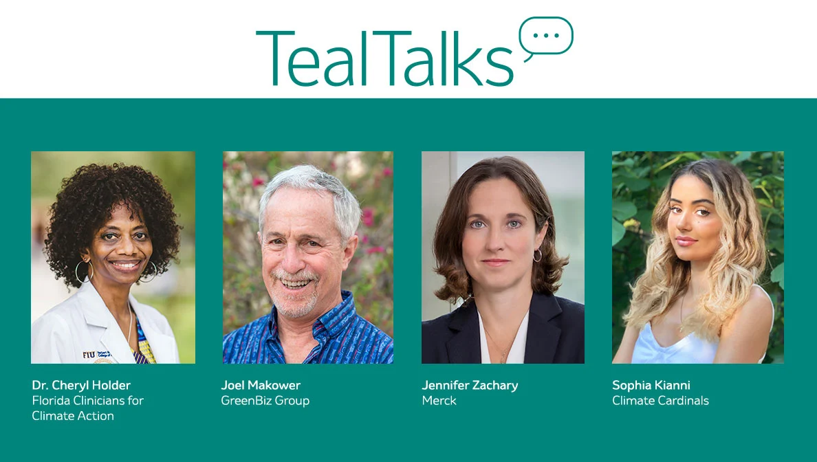 headshots of TealTalks speakers